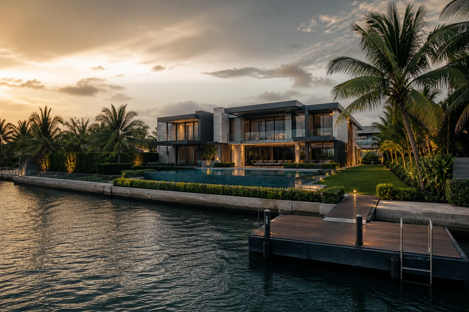 Editorial preview of villa living in Banana Island